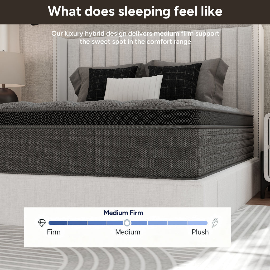 Oasskyo 12 Inch Cooling Gel Memory Foam Mattress Twin Size, Medium Firm Support, Breathable Cover, Pressure Relieving, CertiPUR-US Certified, Bed in a Box for Home Bedroom