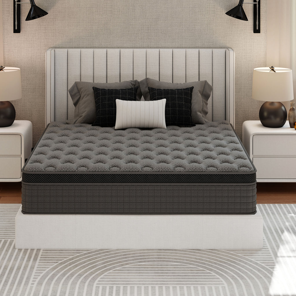 Oasskyo 12 Inch Cooling Gel Memory Foam Mattress Twin Size, Medium Firm Support, Breathable Cover, Pressure Relieving, CertiPUR-US Certified, Bed in a Box for Home Bedroom