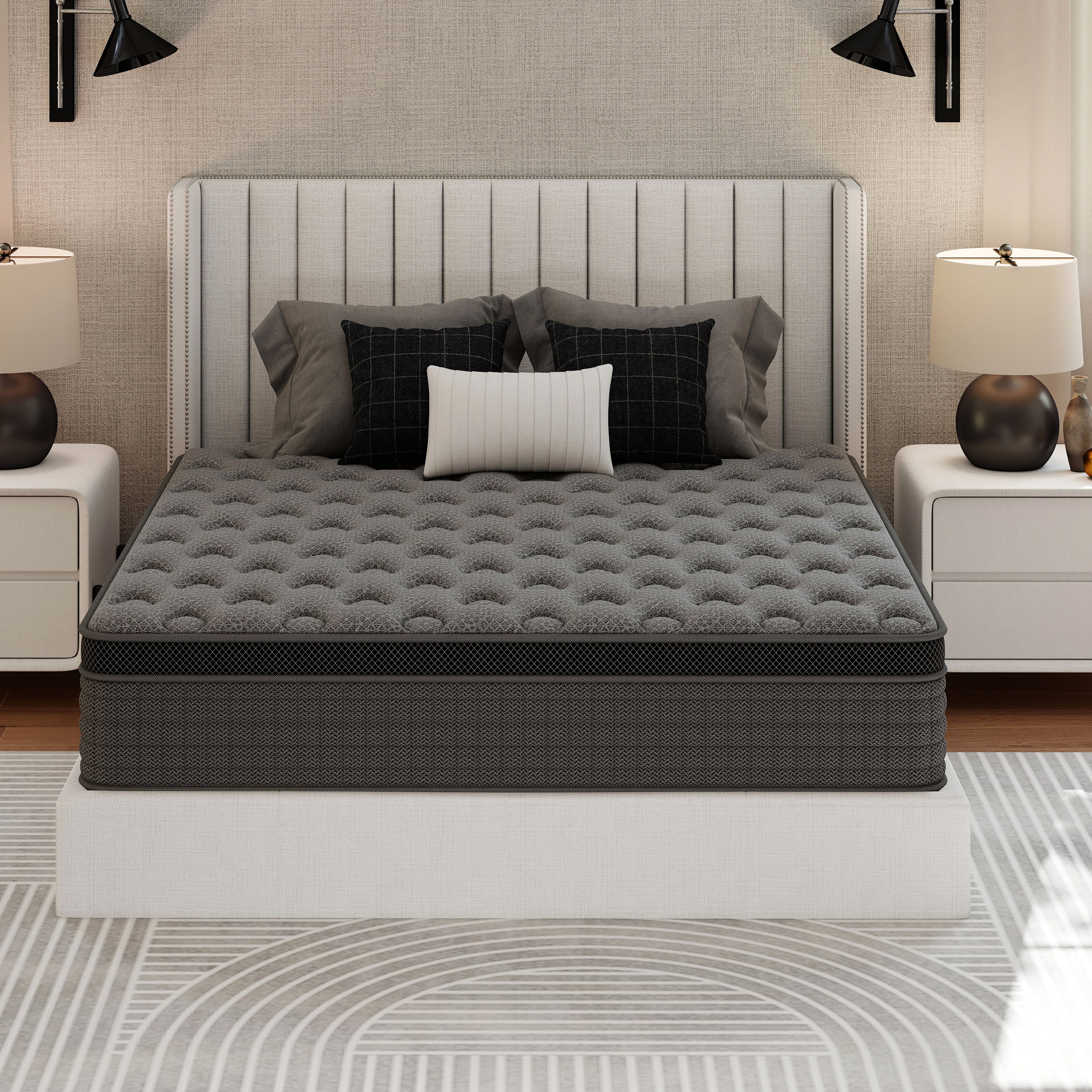 Oasskyo 12 Inch Cooling Gel Memory Foam Mattress Twin Size, Medium Firm Support, Breathable Cover, Pressure Relieving, CertiPUR-US Certified, Bed in a Box for Home Bedroom