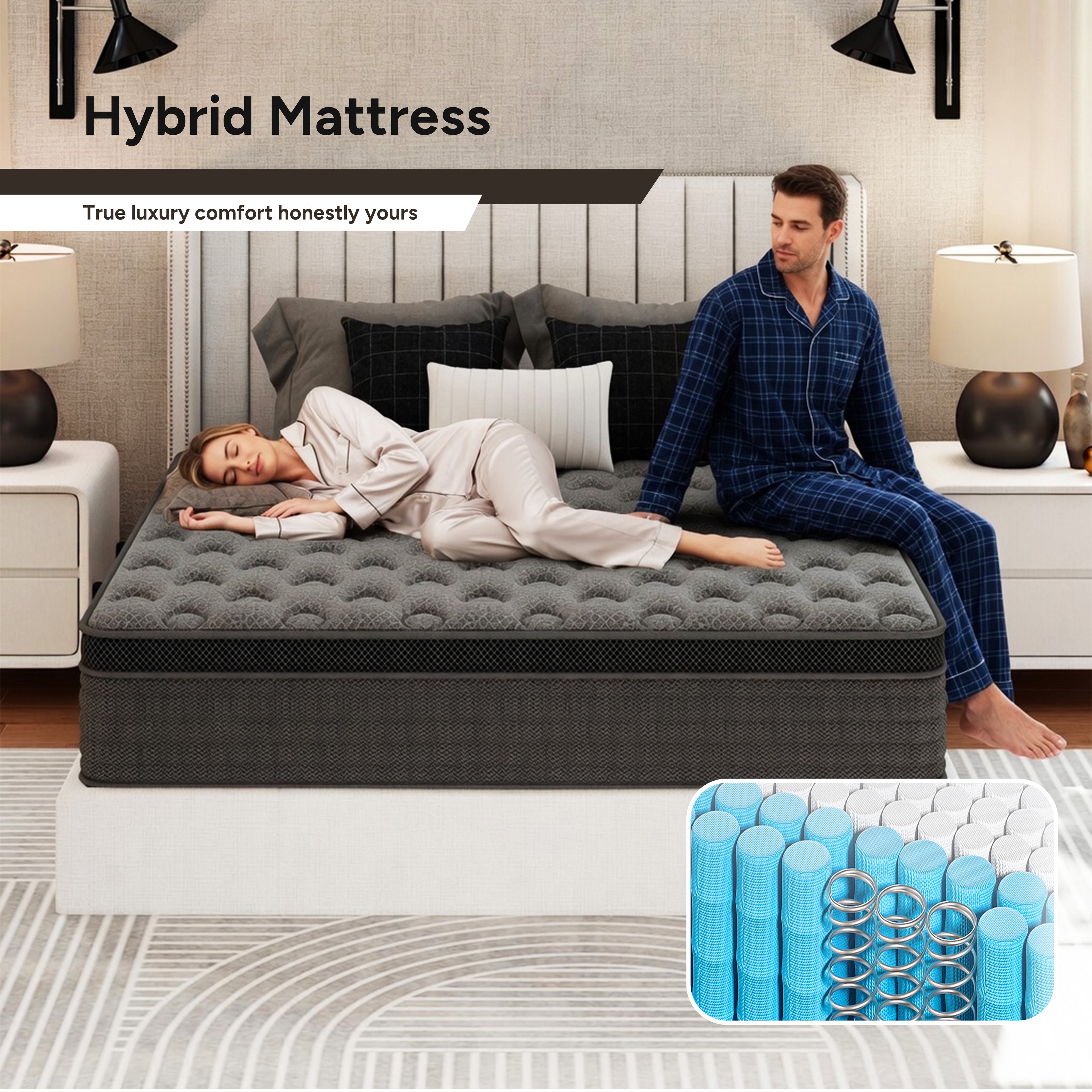 Oasskyo 12 Inch Cooling Gel Memory Foam Mattress Twin Size, Medium Firm Support, Breathable Cover, Pressure Relieving, CertiPUR-US Certified, Bed in a Box for Home Bedroom
