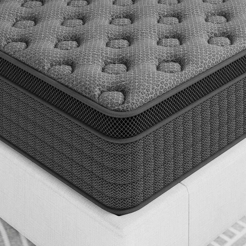 Oasskyo 12 Inch Cooling Gel Memory Foam Mattress Twin Size, Medium Firm Support, Breathable Cover, Pressure Relieving, CertiPUR-US Certified, Bed in a Box for Home Bedroom